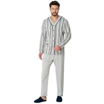 Mecit 2767 Gri Erkek Pijama Takımı