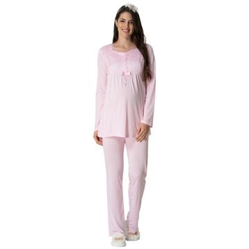 Mecit 5414 Mavi Lohusa Pijama Takımı
