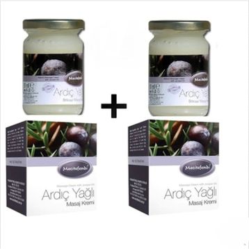 Mecitefendi 2x90 ml Bitkisel Ardıç Yağı Masaj Kremi