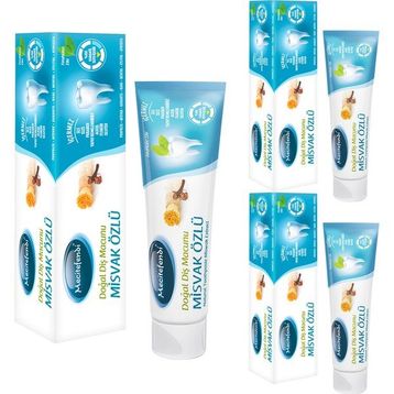 Mecitefendi 3x75 ml Misvak Özlü Doğal Diş Macunu
