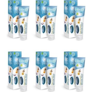 Mecitefendi 6x75 ml Misvak Özlü Doğal Diş Macunu