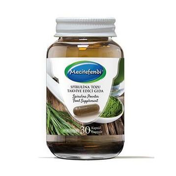 Mecitefendi Spirulina Tozu 700 mg 30 Kapsül