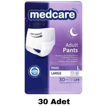 Medcare 8 Damla Maxi Büyük Boy L 30 Adet Emici Külot Hasta Bezi