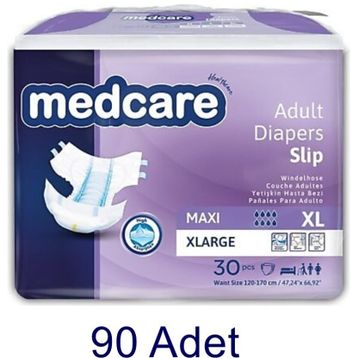 Medcare Maxi Belbantlı XL 3x30 Adet Hasta Bezi
