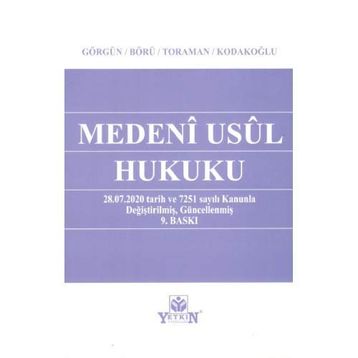 Medeni Usul Hukuku - Baki Kuru