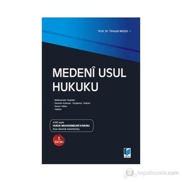 Medeni Usul Hukuku - Baki Kuru