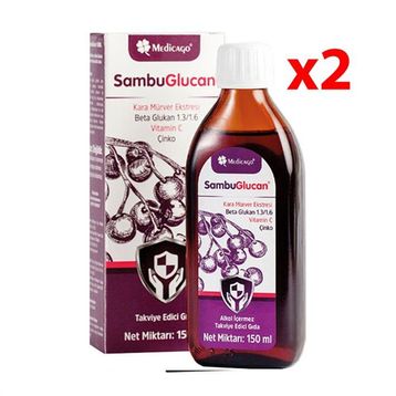 Medicago Sambuglucan 150 ml Şurup