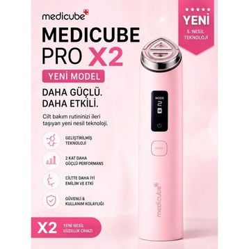 Medicube Age-R Booster Pro X2 7'si 1 Arada Pembe Cilt Bakım Cihazı