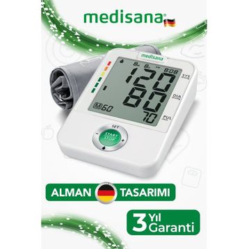 Medisana Alman Tasarım Geniş Ekranlı ve Geniş Manşonlu Üst Koldan Ölçer Dijital Tansiyon Aleti