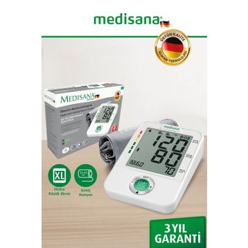 Medisana Alman Tasarım Geniş Ekranlı ve Geniş Manşonlu Üst Koldan Ölçer Dijital Tansiyon Aleti