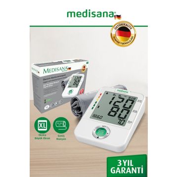 Medisana Alman Tasarım Geniş Ekranlı ve Geniş Manşonlu Üst Koldan Ölçer Dijital Tansiyon Aleti