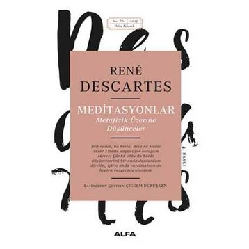 MEDITASYONLAR (CEP BOY) - RENE DESCARTES