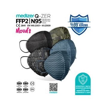Medizer Qzer FFP2 50'li N95 Maske