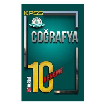 Medyan Yayınları KPSS Coğrafya 10 Deneme