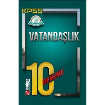 Medyan Yayınları KPSS Vatandaşlık 10 Deneme