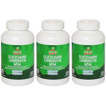 Mefa Naturals Glucosamine Chondroitin MSM 3x300 Tablet