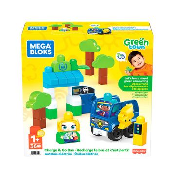 Mega Bloks HDX90 Doğa Dostu 36 Parça Otobüs Seti