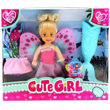 Mega Cute Girl Denizkızı Mini Bebek Seti