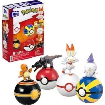 Mega HTJ06 Pokemon Ateş Tipi Eğitmen Takımı