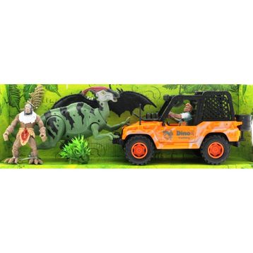 Mega Oyuncak Dinozor Avcısı Jeepli Oyun Seti