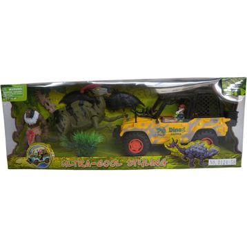 Mega Oyuncak Dinozor Avcısı Jeepli Oyun Seti