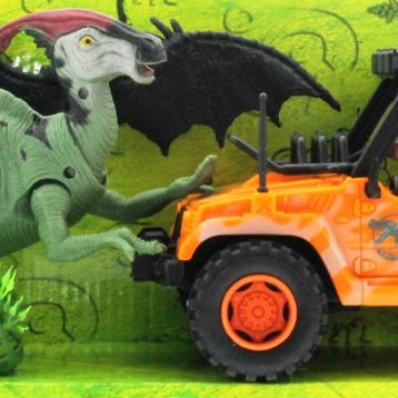 Mega Oyuncak Dinozor Avcısı Jeepli Oyun Seti