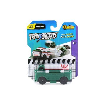 Mega Transracers Dönüşen Araçlar Posta Aracı Ambulans