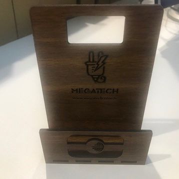Megatech Ahşap Telefon Tutucu