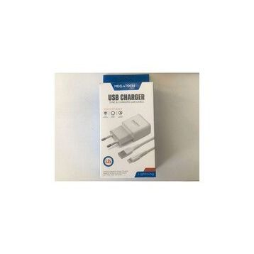 Megatech CC-03 1.2A Lightning Usb Kablo Ev Şarj Adaptörü