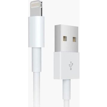 Megatech CHC65 3.0A 1 mt Lightning Beyaz Şarj Kablosu