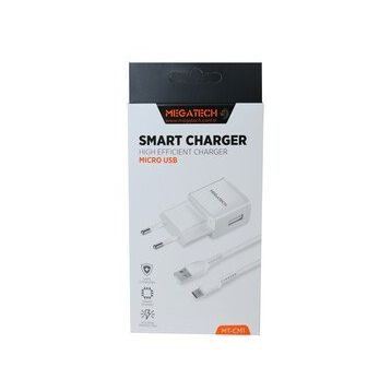 Megatech MT-CM2 2 In 1 2.2A Ev Şarj Micro Kafa Hızlı Şarj