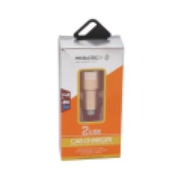 Megatech ŞRJAK014 Dual Usb Çelik Uyumlu Araç Şarj Adaptörü