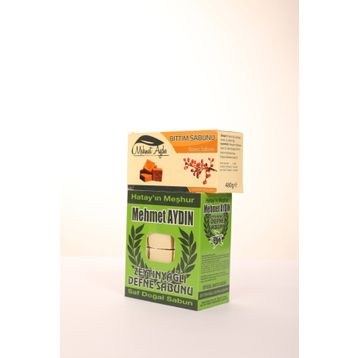 Mehmet Aydın Zeytinyağlı 950 gr Defne Sabunu + 480 gr Bıttım Sabunu