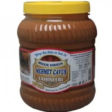 Mehmet Çavuş Bozkır Tahini Plastik Kutu 1845 gr Kepeksiz Tahin