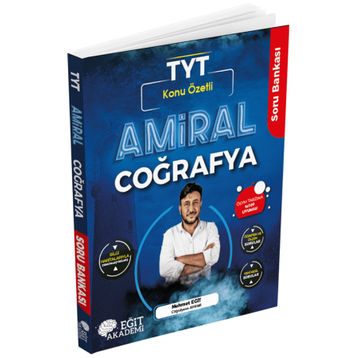 Mehmet Eğit Amiral Coğrafya Tyt Konu Özetli Soru Bankası Eğit Akademi