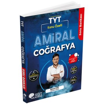 Mehmet Eğit Amiral Coğrafya Tyt Konu Özetli Soru Bankası Eğit Akademi