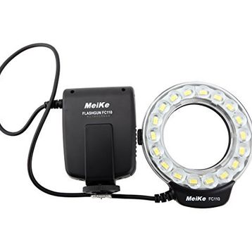 MeiKe Sony A65 A99 A57 A550 A350 İçin Fc110 Led Makro Ring Flaş