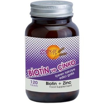 Meka Nutrition Biotin Zinc 120 Tablet