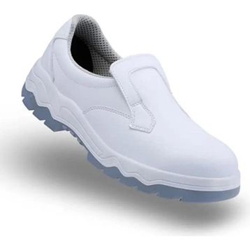 Mekap 060 S2 Cilt Deri Suya Dayanıklı Çelik Burunlu Beyaz İş Ayakkabısı