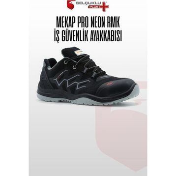 Mekap Pro Neon RMK 83 S2 Alüminyum Burunlu Suya Dayanıklı Siyah İş Güvenlik Ayakkabısı
