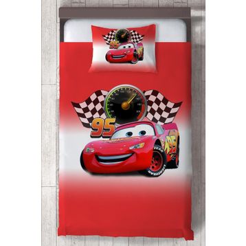 Mekta Home MKTYO-173 Çocuk Odası Şimşek Mcqueen Yatak Örtüsü