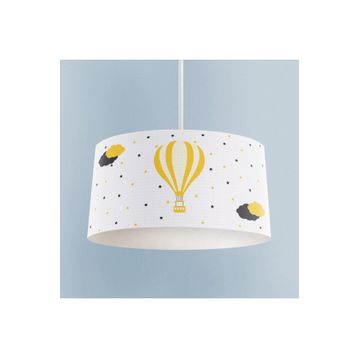 Mekta Home Sarı Balonlu Beyaz Avize