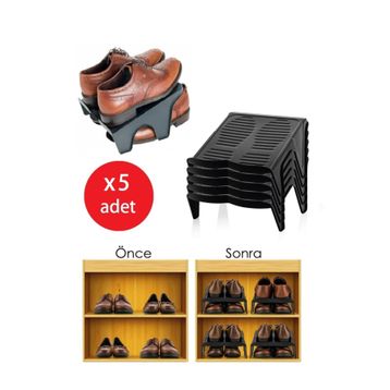 Meleni Home 10'lu Çiftli Ayakkabı Düzenleyici