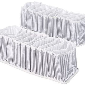 Meleni Home 15x43x14 cm 2 Adet 11 Bölmeli Akordiyon Çekmece Ve Dolap Içi Düzenleyici