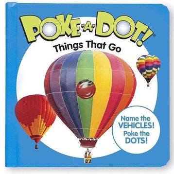 Melissa and Doug Poke-A-Dot İnteraktif Kitap - Things That Go
