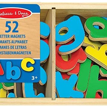 Melissa&Doug 10448 Ahşap Mıknatıslı Harfler