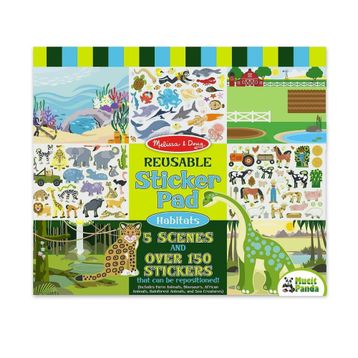 Melissa&Doug 3D Tak Çıkar Hayvanlar Çıkartma Kitabı