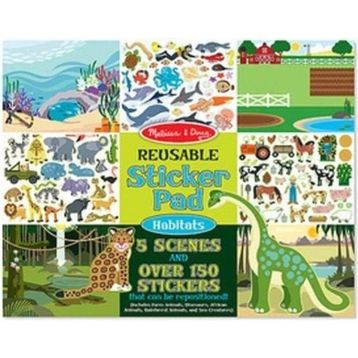 Melissa&Doug 3D Tak Çıkar Hayvanlar Çıkartma Kitabı