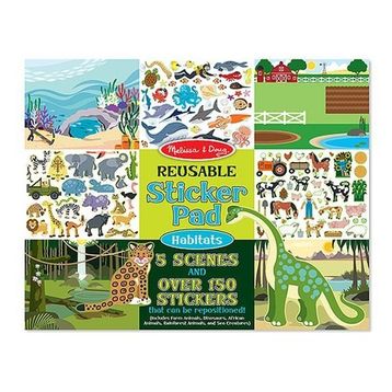 Melissa&Doug 3D Tak Çıkar Hayvanlar Çıkartma Kitabı