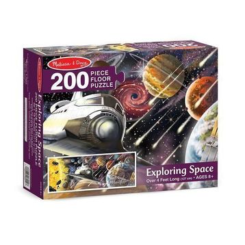 Melissa&Doug Dev Yer Uzay Keşfi 200 parça Yapbozu